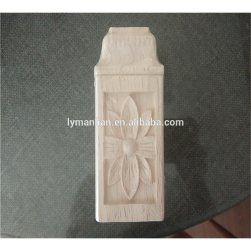 trim timber moulding decorative carved wood rosettes rectangle leaf applique